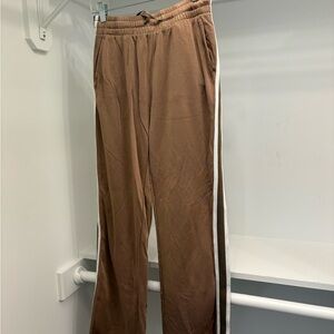 The Upside Tan Joggers with White Stripe